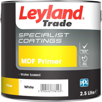 Leyland Trade Specialist White Mdf Primer, 2.5L