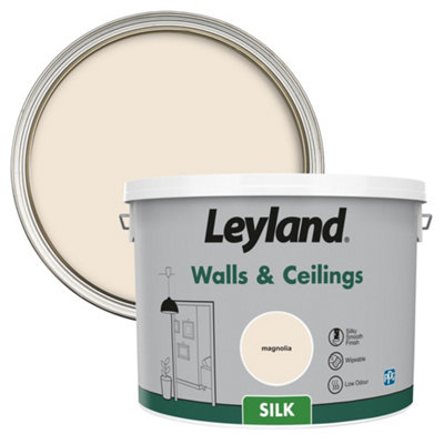 Leyland Magnolia Silk Emulsion Paint, 10L