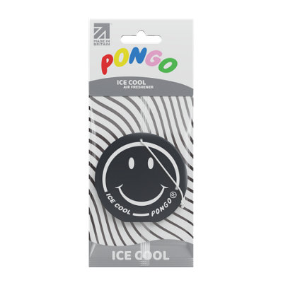 B&Q Pongo Smiley Ice Cool Hanging Air Freshener, Pack Of 1