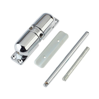 Yale Silver Effect Surface-Mounted Door Closer