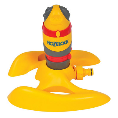 Hozelock Grey, Red/Yellow Pro Oscillating Rotary Sprinkler