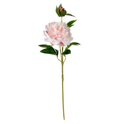 Candlelight Pink Peony Artificial Foliage (H) 610Mm