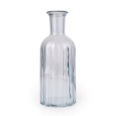 Candlelight Green Glass Bottle