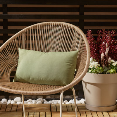 Candlelight Khaki Indoor & Outdoor Cushion (L)30Cm (W)50Cm