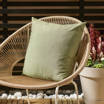 Candlelight Khaki Indoor & Outdoor Cushion (L)50Cm (W)50Cm
