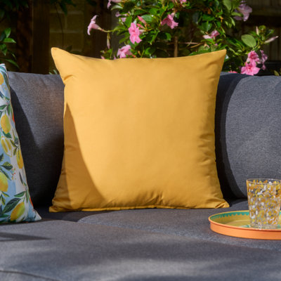 Candlelight Mustard Indoor & Outdoor Cushion (W)50Cm