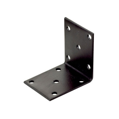 Abru Brown Powder-Coated Steel Mini Angle Bracket (H)40Mm (W)50Mm (L)50Mm