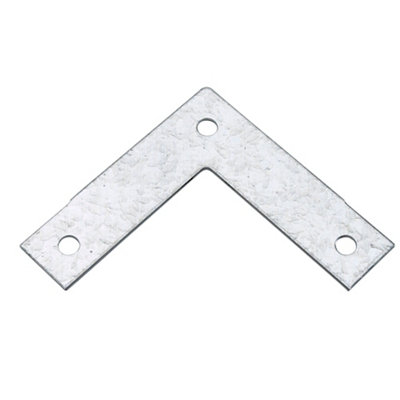Abru Brown Powder-Coated Steel Angle Bracket (H)12Mm (W)75Mm (L)75Mm