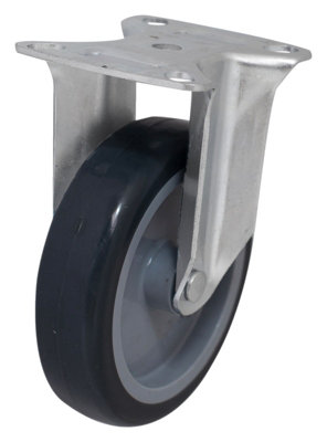 B&Q Unbraked Heavy Duty Fixed Castor Wc109, (Dia)102Mm (H)127Mm (Max. Weight)70Kg