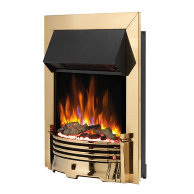 Dimplex Optiflame 2Kw Brass Effect Electric Fire