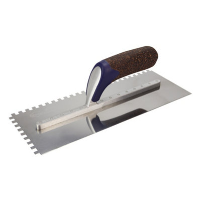 Vitrex Xtreme Stainless Steel 6Mm Notched Tile Adhesive Comb, (L)305Mm X (W)115Mm