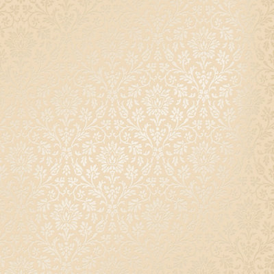 Laura Ashley Annecy Linen Damask Smooth Wallpaper