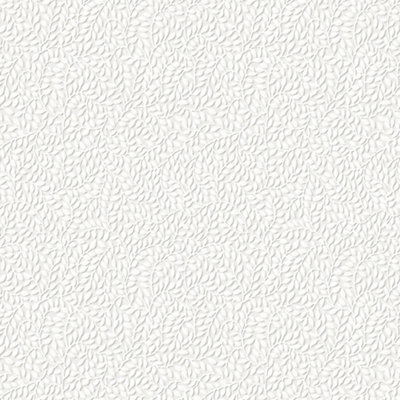 Laura Ashley Little Vines White Leaf Smooth Wallpaper
