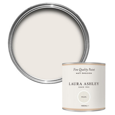 Laura Ashley Pearl Matt Emulsion Paint, 100Ml