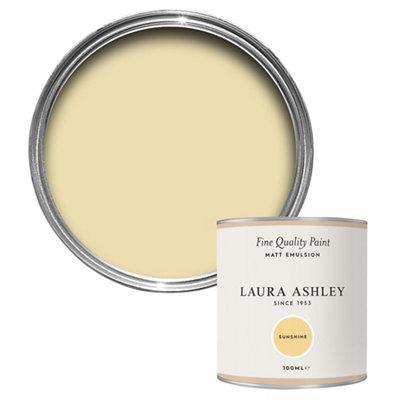 Laura Ashley Sunshine Matt Emulsion Paint, 100Ml