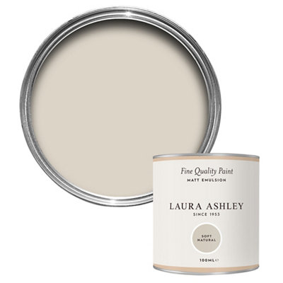 Laura Ashley Soft Natural Matt Emulsion Paint, 100Ml