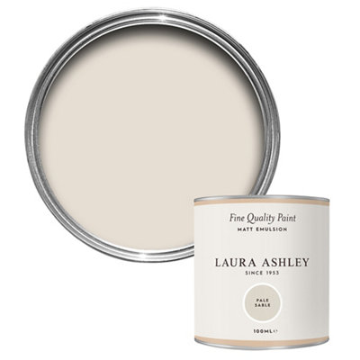 Laura Ashley Pale Sable Matt Emulsion Paint, 100Ml