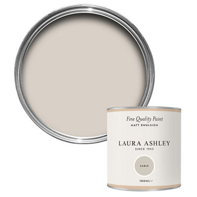 Laura Ashley Sable Matt Emulsion Paint, 100Ml