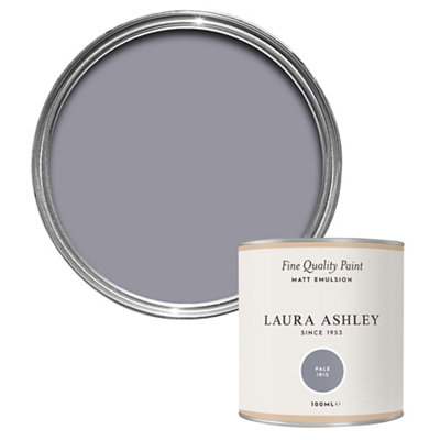 Laura Ashley Pale Iris Matt Emulsion Paint, 100Ml