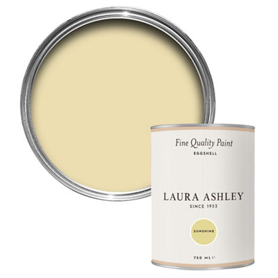Laura Ashley Sunshine Eggshell Emulsion Paint, 750Ml