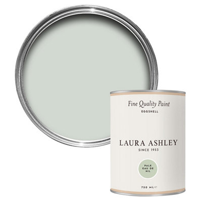 Laura Ashley Pale Eau De Nil Eggshell Emulsion Paint, 750Ml