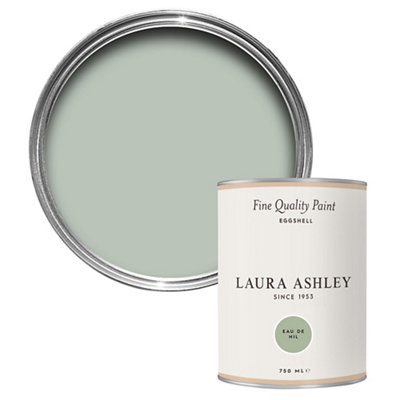 Laura Ashley Eau De Nil Eggshell Emulsion Paint, 750Ml