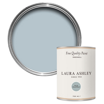 Laura Ashley Pale Seaspray Eggshell Emulsion Paint, 750Ml