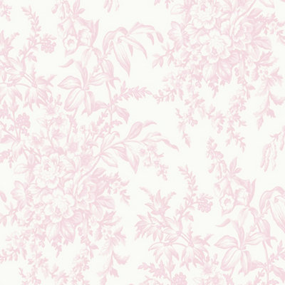 Laura Ashley Picardie Petal Floral Smooth Wallpaper