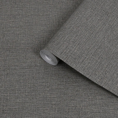 Boutique Luxury Brown Metallic Effect Textured Wallpaper