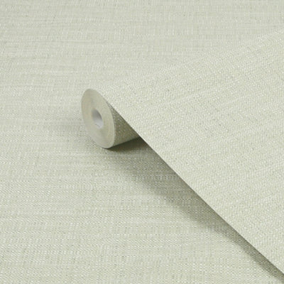 Boutique Green Metallic Effect Textured Wallpaper