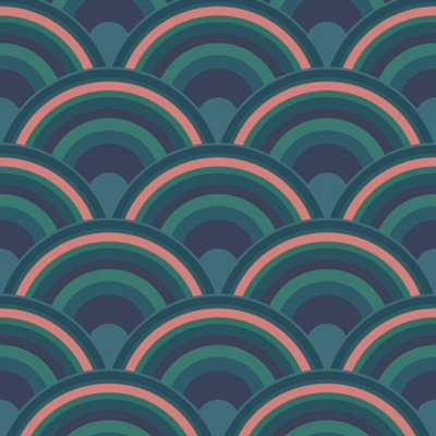 Envy Curve Surf Geometric Smooth Wallpaper Sample