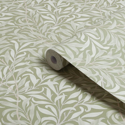 William Morris Sage Gallery Collection Willow Bough Smooth Wallpaper
