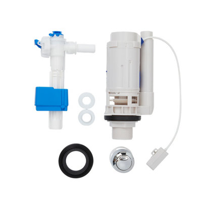 Fluidmaster Plastic & Rubber 2 Piece Side Flush & Fill Valve Pack ½"
