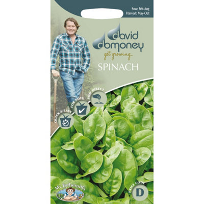 Mr Fothergills David Domoney Emilia F1 Spinach Seed