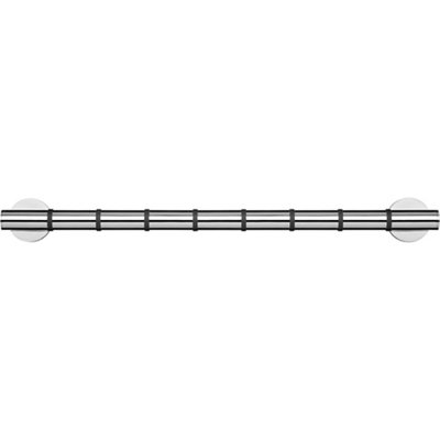 Croydex Chrome Effect Wall-Mounted Grab Bar (L)680Mm