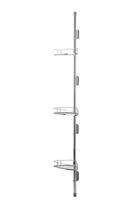 Croydex Steel Chrome Effect Storage Basket
