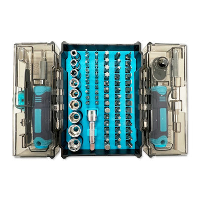 Eclipse Professional Tools 78 Piece Metric Mixed Ratchet Socket Set With Handles