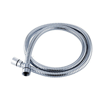 Triton Chrome Effect Stainless Steel Shower Hose, (L)1.75M