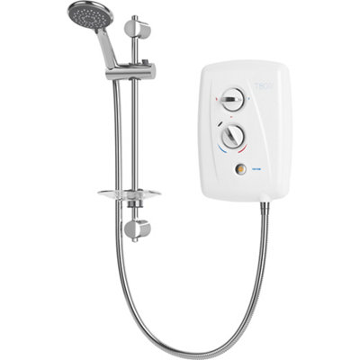 Triton T80 Easi-Fit+ White Manual Electric Shower, 8.5Kw