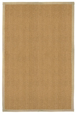 B&Q Brown Herringbone Weave Large Rug, (L)200Cm X (W)135Cm