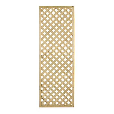 B&Q Pine Trellis Panel, Pack Of 5 (W)60Cm X (H)180Cm