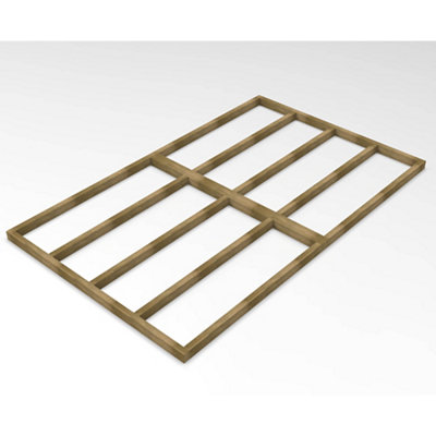 Forest Garden 10X6 Timber Shed Base (L) 183Cm X (W) 295Cm