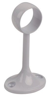 Colorail White Die-Cast Metal Rail Centre Bracket (L)78Mm (Dia)19Mm