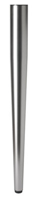 Rothley Brushed Satin Stainless Steel Effect Designer Leg (Dia)60Mm (H)710Mm