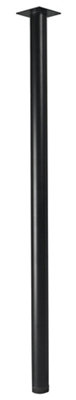 Rothley Painted Black Furniture Leg (H)300Mm (Dia)32Mm