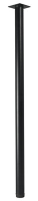 Rothley Painted Black Furniture Leg (H)807Mm (Dia)32Mm