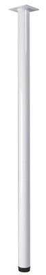 Rothley Painted White Furniture Leg (H)807Mm (Dia)32Mm