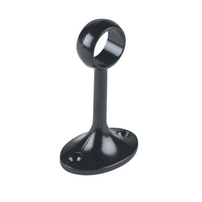 Colorail Black Die-Cast Zinc Rail Centre Bracket (L)78Mm (Dia)19Mm