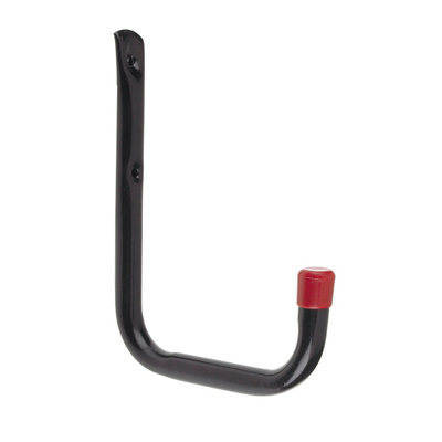 Rothley Black Steel Wall-Mounted Storage Hook (H)200Mm (D)150Mm