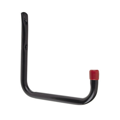 Rothley Black Steel Wall-Mounted Storage Hook (H)195Mm (D)210Mm